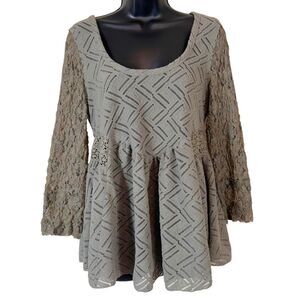 Free People Gracie Lace Crochet Babydoll…